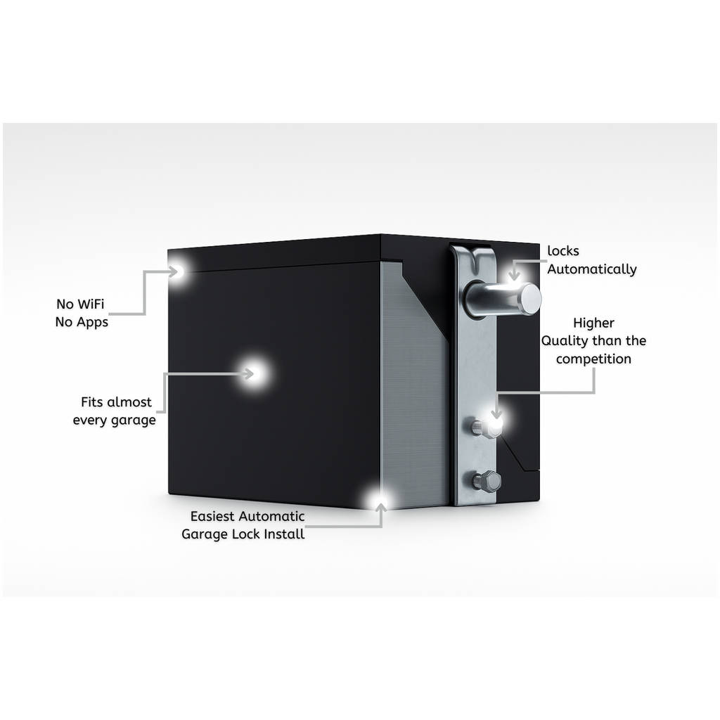 Nobu Lock™ — Automatic Garage Door Deadbolt